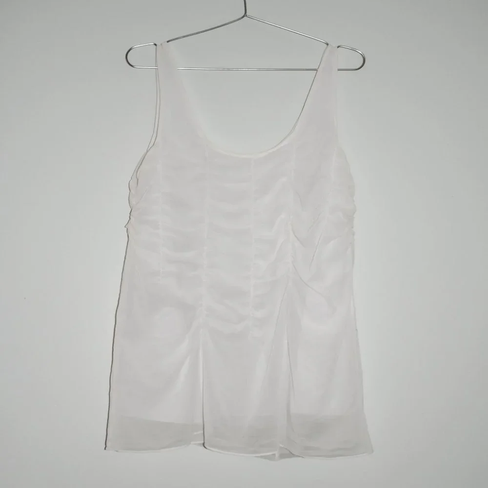 COS Ruched Linen Blouse - Picture 6 of 8